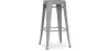 Buy Bar Stool - Industrial Design - 76cm - New Edition- Metalix Light grey 60149 with a guarantee