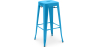 Buy Bar Stool - Industrial Design - 76cm - New Edition- Metalix Turquoise 60149 at MyFaktory