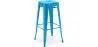 Buy Bar Stool - Industrial Design - 76cm - New Edition- Metalix Turquoise 60149 - in the EU