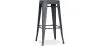 Buy Bar Stool - Industrial Design - 76cm - New Edition- Metalix Dark grey 60149 - prices