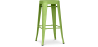 Buy Bar Stool - Industrial Design - 76cm - New Edition- Metalix Light green 60149 with a guarantee