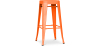 Buy Bar Stool - Industrial Design - 76cm - New Edition- Metalix Orange 60149 - prices