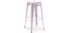 Buy Bar Stool - Industrial Design - 76cm - New Edition- Metalix Pastel pink 60149 - prices