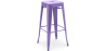 Buy Bar Stool - Industrial Design - 76cm - New Edition- Metalix Pastel Purple 60149 home delivery