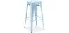 Buy Bar Stool - Industrial Design - 76cm - New Edition- Metalix Light blue 60149 - prices