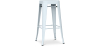 Buy Bar Stool - Industrial Design - 76cm - New Edition- Metalix Grey blue 60149 home delivery