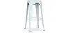 Buy Bar Stool - Industrial Design - 76cm - New Edition- Metalix Grey blue 60149 at MyFaktory
