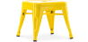 Buy Kid Stool Bistrot Metalix Industrial Metal - New Edition Yellow 60151 with a guarantee