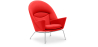Buy Oculus Armchair - Fabric Red 57151 in the Europe