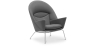 Buy Oculus Armchair - Fabric Dark grey 57151 - prices