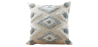 Buy Square Cotton Cushion Boho Bali Style (45x45 cm) cover + filling - Trey Grey 60156 - prices