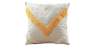 Buy Square Cotton Cushion Boho Bali Style (45x45 cm) cover + filling - Indra Yellow 60158 - in the EU