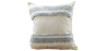 Buy Square Cotton Cushion Boho Bali Style (45x45 cm) cover + filling - Kamala Grey 60160 - in the EU