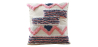 Buy Square Cotton Cushion Boho Bali Style (45x45 cm) cover + filling - Kinari Multicolour 60163 - in the EU