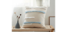 Buy Square Cotton Cushion Boho Bali Style (45x45 cm) cover + filling - Tanyi Blue 60165 - in the EU