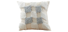 Buy Square Cotton Cushion Boho Bali Style (45x45 cm) cover + filling - Veleki Grey 60170 - in the EU