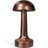 Buy Table Lamp USB Rechargeable LED - Modern Design - Warm Light - Touch Control - Guteby Brown 60173 - in the EU