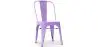 Buy Dining chair Bistrot Metalix Industrial Square Metal - New Edition Pastel Purple 32871 in the Europe