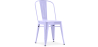 Buy Dining chair Bistrot Metalix Industrial Square Metal - New Edition Lavander 32871 - in the EU
