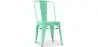 Buy Dining chair Bistrot Metalix Industrial Square Metal - New Edition Mint 32871 at MyFaktory