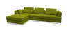 Buy Duve  Design Sofa (3 seats) - Right Angle - Fabric Olive 16613 home delivery