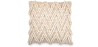 Buy Boho Bali Style Wool Cushion cover + filling - Chewuna White 60198 - in the EU