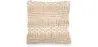 Buy Square Cotton Cushion in Boho Bali Style cover + filling - Serba Cream 60209 - in the EU