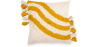 Buy Square Cotton Cushion in Boho Bali Style cover + filling - Edwinna  Yellow 60211 - in the EU