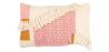 Buy Rectangular Cushion in Boho Bali Style, Wool cover + filling - Geraldine Pink 60231 - in the EU
