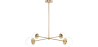 Buy Modern globe pendant chandelier, metal - Suy Gold 60234 - in the EU