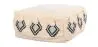 Buy Pouffe Boho Bali , Square in Cotton - Iris Bali Cream 60245 - in the EU