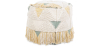 Buy Pouffe Boho Bali , Square in Cotton and wool- Janet Bali Multicolour 60248 - in the EU