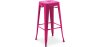 Buy Bar Stool - Industrial Design - 76cm - Metalix Fuchsia 60148 home delivery