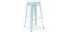 Buy Bar Stool – Industrial Style – Steel – 76 cm – Metalix Light blue 60148 with a guarantee