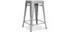 Buy Bistrot Metalix Stool Matte Metal - 60cm - New edition Steel 60324 at MyFaktory