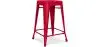 Buy Bistrot Metalix Stool Matte Metal - 60cm - New edition Red 60324 - prices