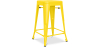 Buy Bistrot Metalix Stool Matte Metal - 60cm - New edition Yellow 60324 in the Europe