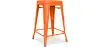 Buy Bistrot Metalix Stool Matte Metal - 60cm - New edition Orange 60324 - prices