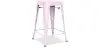 Buy Bistrot Metalix Stool Matte Metal - 60cm - New edition Pastel pink 60324 - in the EU