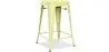 Buy Bistrot Metalix Stool Matte Metal - 60cm - New edition Pastel yellow 60324 in the Europe