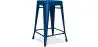 Buy Bistrot Metalix Stool Matte Metal - 60cm - New edition Dark blue 60324 - in the EU
