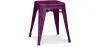 Buy Industrial Design Stool - 45cm - New Edition - Metalix Purple 60139 in the Europe