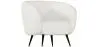Buy White boucle upholstered armchair - Oysa White 60338 - in the EU