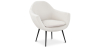 Buy Upholstered boucle accent chair in white - Uby White 60339 - in the EU