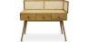 Buy Desk in Cannage Style, Mango and Oak - Maya Natural wood 60348 - in the EU