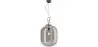 Buy Glass pendant light in modern design, metal and glass - Crada - Big Smoke 60403 - prices