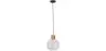 Buy Pendant lamp in modern style, wood and glass - Zey White 60241 - in the EU