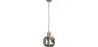 Buy Pendant lamp in modern style, wood and glass - Zey Smoke 60241 - prices
