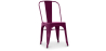 Buy Dining chair Bistrot Metalix Industrial Square Metal - New Edition Purple 32871 home delivery