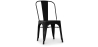 Buy Dining chair Bistrot Metalix Industrial Square Metal - New Edition Black 32871 - prices
